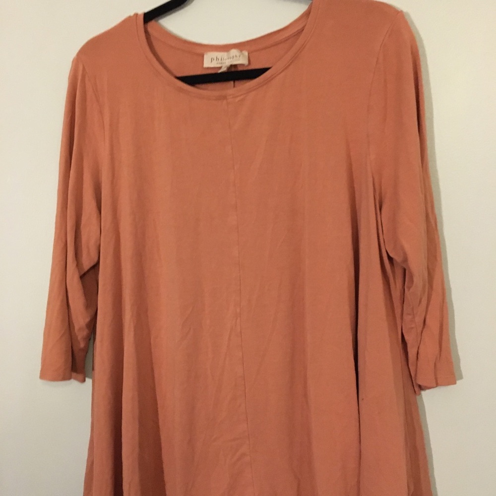 Peach Philosophy Long Sleeve Top